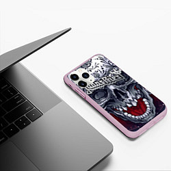 Чехол iPhone 11 Pro матовый Judas Priest, цвет: 3D-розовый — фото 2