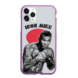 Чехол iPhone 11 Pro матовый Iron Mike, цвет: 3D-фиолетовый