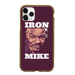 Чехол iPhone 11 Pro матовый Mike Tyson, цвет: 3D-коричневый