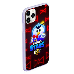 Чехол iPhone 11 Pro матовый Brawl Stars MrP, цвет: 3D-светло-сиреневый — фото 2