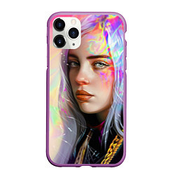 Чехол iPhone 11 Pro матовый Billie Pinky Wave, цвет: 3D-фиолетовый