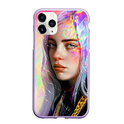 Чехол iPhone 11 Pro матовый Billie Pinky Wave, цвет: 3D-светло-сиреневый