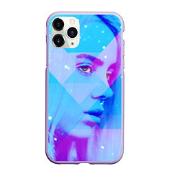 Чехол iPhone 11 Pro матовый Billie Blue Star, цвет: 3D-светло-сиреневый