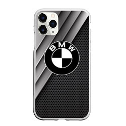 Чехол iPhone 11 Pro матовый BMW, цвет: 3D-белый