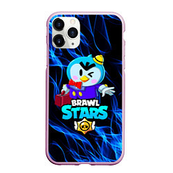 Чехол iPhone 11 Pro матовый BRAWL STARS MRP, цвет: 3D-розовый