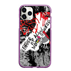Чехол iPhone 11 Pro матовый Green Day - Father of All MF, цвет: 3D-фиолетовый