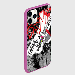 Чехол iPhone 11 Pro матовый Green Day - Father of All MF, цвет: 3D-фиолетовый — фото 2