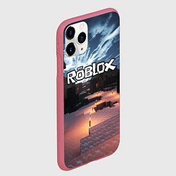 Чехол iPhone 11 Pro матовый ROBLOX, цвет: 3D-малиновый — фото 2