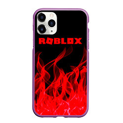 Чехол iPhone 11 Pro матовый ROBLOX, цвет: 3D-фиолетовый