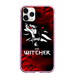 Чехол iPhone 11 Pro матовый THE WITCHER, цвет: 3D-розовый