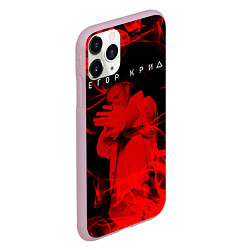 Чехол iPhone 11 Pro матовый ЕГОР КРИД, цвет: 3D-розовый — фото 2