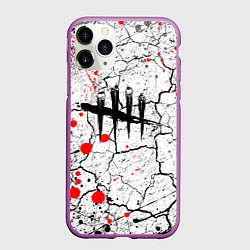Чехол iPhone 11 Pro матовый DEAD BY DAYLIGHT, цвет: 3D-фиолетовый
