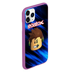 Чехол iPhone 11 Pro матовый ROBLOX, цвет: 3D-фиолетовый — фото 2