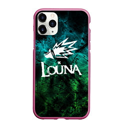 Чехол iPhone 11 Pro матовый Louna, цвет: 3D-малиновый