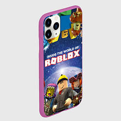 Чехол iPhone 11 Pro матовый ROBLOX, цвет: 3D-фиолетовый — фото 2