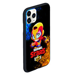 Чехол iPhone 11 Pro матовый Brawl Stars MAX, цвет: 3D-черный — фото 2