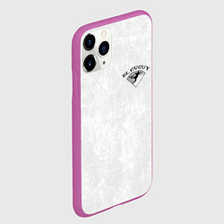 Чехол iPhone 11 Pro матовый Tony Ferguson крылья на спине, цвет: 3D-фиолетовый — фото 2