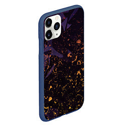 Чехол iPhone 11 Pro матовый Flame in the night, цвет: 3D-тёмно-синий — фото 2