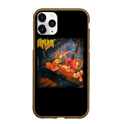 Чехол iPhone 11 Pro матовый Ария, цвет: 3D-коричневый