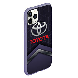 Чехол iPhone 11 Pro матовый TOYOTA, цвет: 3D-серый — фото 2