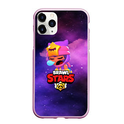 Чехол iPhone 11 Pro матовый BRAWL STARS SANDY, цвет: 3D-розовый