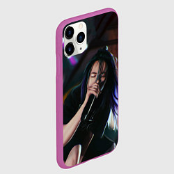Чехол iPhone 11 Pro матовый МУЗЫКА БИЛЛИ, цвет: 3D-фиолетовый — фото 2