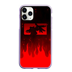 Чехол iPhone 11 Pro матовый LIMP BIZKIT, цвет: 3D-светло-сиреневый