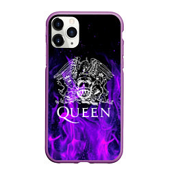 Чехол iPhone 11 Pro матовый QUEEN, цвет: 3D-фиолетовый