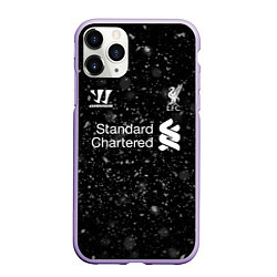 Чехол iPhone 11 Pro матовый Liverpool, цвет: 3D-светло-сиреневый