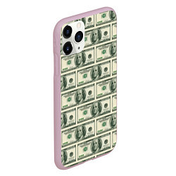 Чехол iPhone 11 Pro матовый Денежная тема, цвет: 3D-розовый — фото 2