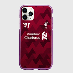 Чехол iPhone 11 Pro матовый Liverpool, цвет: 3D-фиолетовый