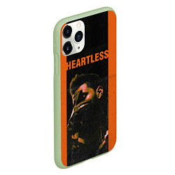 Чехол iPhone 11 Pro матовый HEARTLESS, цвет: 3D-салатовый — фото 2