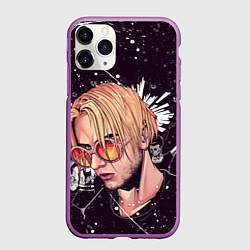 Чехол iPhone 11 Pro матовый PYROKINESIS, цвет: 3D-фиолетовый