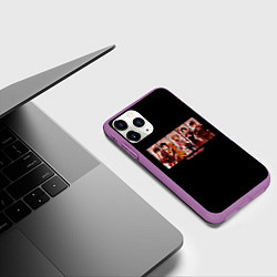 Чехол iPhone 11 Pro матовый Великий из бродячих псов, цвет: 3D-фиолетовый — фото 2
