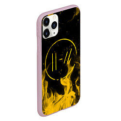 Чехол iPhone 11 Pro матовый TWENTY ONE PILOTS, цвет: 3D-розовый — фото 2