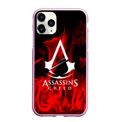 Чехол iPhone 11 Pro матовый ASSASSINS CREED, цвет: 3D-розовый