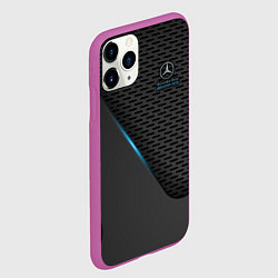 Чехол iPhone 11 Pro матовый Mercedes-AMG, цвет: 3D-фиолетовый — фото 2