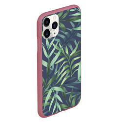 Чехол iPhone 11 Pro матовый Арт из джунглей, цвет: 3D-малиновый — фото 2