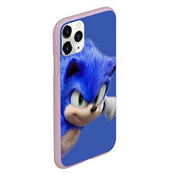 Чехол iPhone 11 Pro матовый SONIC, цвет: 3D-розовый — фото 2