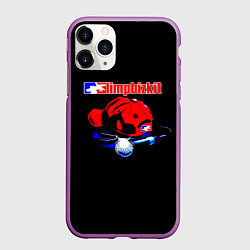 Чехол iPhone 11 Pro матовый LIMP BIZKIT, цвет: 3D-фиолетовый