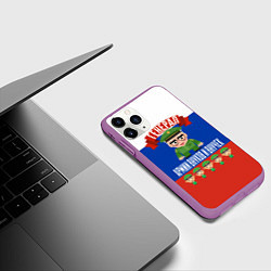Чехол iPhone 11 Pro матовый Генерал Армии Внуков и Внучек, цвет: 3D-фиолетовый — фото 2