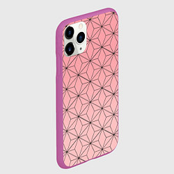 Чехол iPhone 11 Pro матовый NEZUKO KAMADO, цвет: 3D-фиолетовый — фото 2