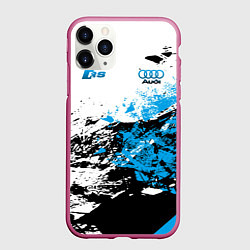 Чехол iPhone 11 Pro матовый Audi RS, цвет: 3D-малиновый