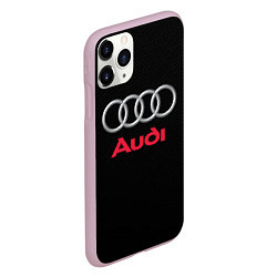 Чехол iPhone 11 Pro матовый AUDI, цвет: 3D-розовый — фото 2