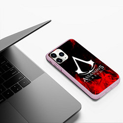 Чехол iPhone 11 Pro матовый ASSASSINS CREED, цвет: 3D-розовый — фото 2