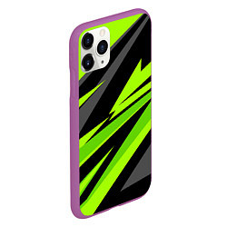 Чехол iPhone 11 Pro матовый Форма для фитнеса, цвет: 3D-фиолетовый — фото 2