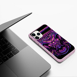 Чехол iPhone 11 Pro матовый Led Zeppelin, цвет: 3D-розовый — фото 2