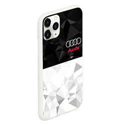 Чехол iPhone 11 Pro матовый AUDI, цвет: 3D-белый — фото 2