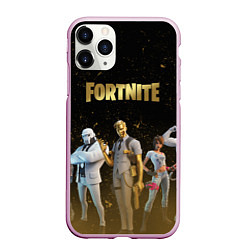 Чехол iPhone 11 Pro матовый FORTNITE 2 СЕЗОН ГЛАВА 2, цвет: 3D-розовый