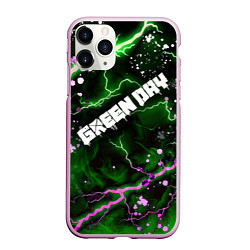 Чехол iPhone 11 Pro матовый GreenDay, цвет: 3D-розовый